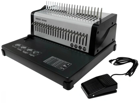 Переплетчик Office Kit B2130E A4/перф.35л.сшив/макс.500л./пластик.пруж. (6-51мм)/электр.