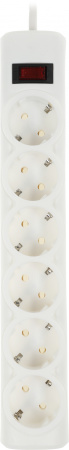 Сетевой фильтр Defender DFS 153 3м (6 розеток) белый (коробка)