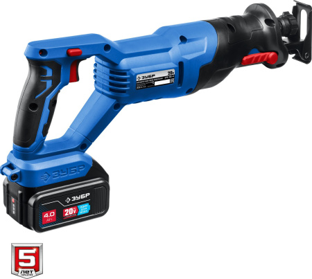 Сабельная пила Зубр SPB-180-41 аккум. 2600ход/мин