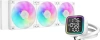 Система водяного охлаждения Deepcool LD360 ARGB Soc-AM5/AM4/1200/1700/1851 белый 4-pin 38.71dB Al LCD 300W 1786gr Ret (R-LD360-WHDMMN-G-1)