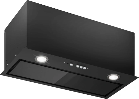Вытяжка встраиваемая Elikor Cube 60П-1000 черный управление: кнопочное