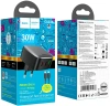 Сетевое зар./устр. Hoco CS33A 30W 3A+2.5A+2A+1.5A (PD+QC) 2xUSB/USB type-C универсальное серый (PD30W(TYPE-C TO TYPE-C) 17536)