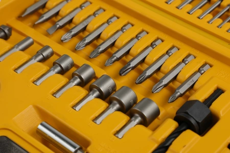 Набор бит и сверл Delta DT71563-QZ (100пред.) для шурупов/дрелей/перф