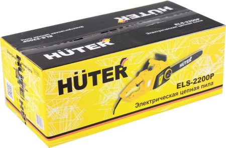 Электрическая цепная пила Huter ELS-2200P 2200Вт дл.шины:16" (40cm) (70/10/6)