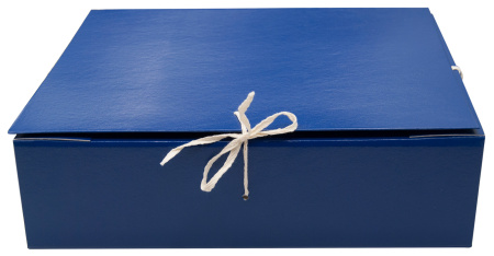 Папка архивная 4 завязки Silwerhof КБЗ-4-80Р бумвинил корешок 80мм разобранный A4 ассорти