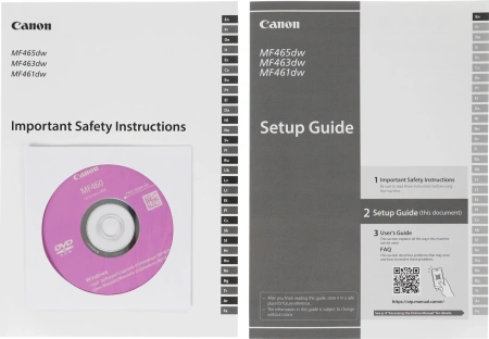 МФУ лазерный Canon i-Sensys MF463DW (5951C008) A4 Duplex WiFi белый