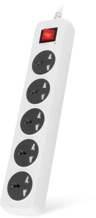 Сетевой фильтр Buro 500UNH-5-WG 5м (5 розеток) белый/серый (коробка)