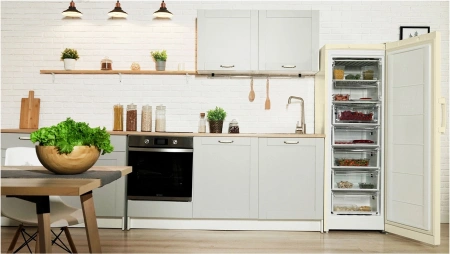 Морозильная камера Indesit DSZ 5175 E бежевый