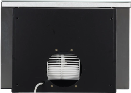 Вытяжка встраиваемая Elikor Интегра Glass 45Н-400-В2Д нержавеющая сталь/стекло черное управление: кнопочное (1 мотор)