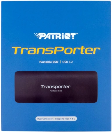 Накопитель SSD Patriot USB-C 512GB PTP512GPEC Transporter 2.5" черный