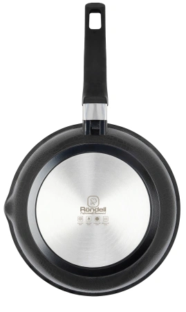 Сковорода Rondell Escurion RDA-867 круглая 24см покрытие: Xylan Plus ручка съемная (без крышки) черный