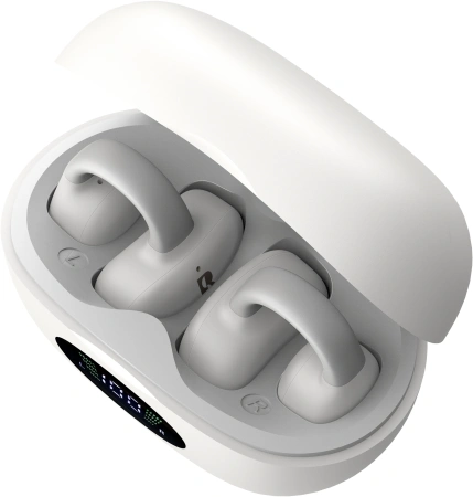 Гарнитура вкладыши A4Tech Biosong B5 TWS белый беспроводные bluetooth клипса (B5)