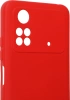 Чехол (клип-кейс) DF для Poco M4 Pro (4G) poOriginal-06 красный (POORIGINAL-06 (RED))