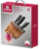 Набор ножей кухон. Rondell RD-482 компл.:6предм. с подставкой коричневый подар.коробка