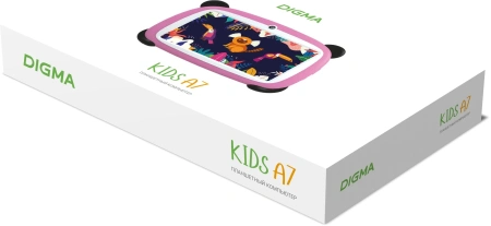 Планшет Digma Kids A7 SC9863A (1.6) 8C RAM2Gb ROM32Gb 7" IPS 1024x600 4G 1Sim Android 11.0 Go розовый 2Mpix 0.3Mpix BT WiFi microSD 128Gb 2800mAh