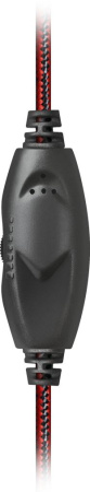 Наушники с микрофоном Defender Warhead G-370 черный/красный 2м накладные оголовье (64037)