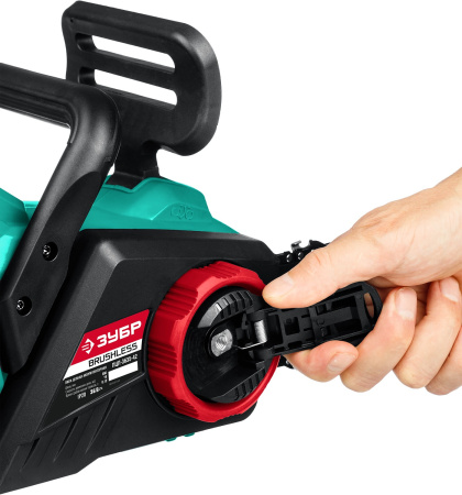 Электрическая цепная пила Зубр ПЦЛ-3635-42 дл.шины:14" (35cm) 2аккум. 4Ач ЗУ