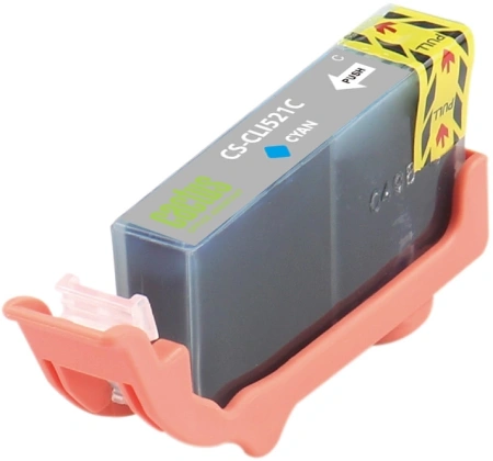 Картридж струйный Cactus CS-CLI521C голубой (8.4мл) для Canon MP540/MP550/MP620/MP630/MP640/MP660