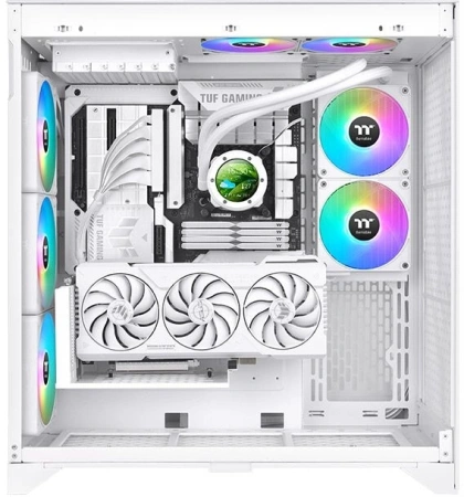 Система водяного охлаждения Thermaltake TH240 V2 Ultra EX Snow ARGB Soc-AM5/AM4/1200/1700/1851 белый 4-pin 28.5dB Al+Cu LCD Ret (CL-W425-PL12SW-A)