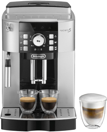 Кофемашина Delonghi Magnifica S ECAM21.117.SB 1450Вт серебристый/черный