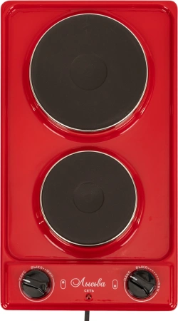 Плита Электрическая Лысьва ЭПБ 22 вишневый эмаль (настольная)