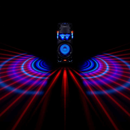 Минисистема Sony MHC-V43D черный CD CDRW DVD DVDRW FM USB BT