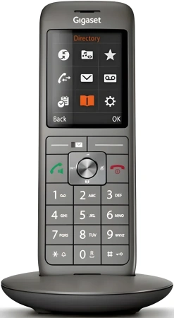 Трубка доп. Dect Gigaset CL660HX HSB RUS черный для CL660