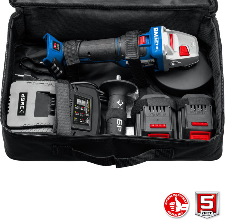 Углошлифовальная машина Зубр AB-125-42 10000об/мин рез.шпин.:M14 d=125мм