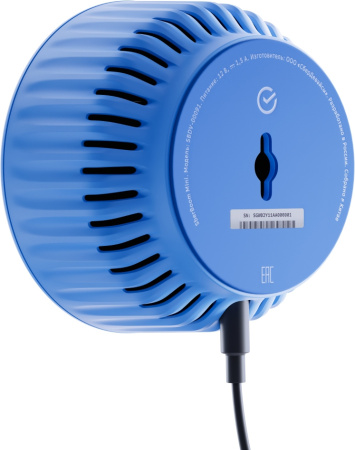 Умная колонка Sber Boom Mini SBDV-00095 Салют голубой 5W 1.0 BT/Wi-Fi (SBDV-00095L)