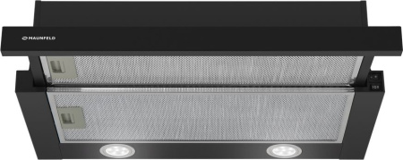 Вытяжка встраиваемая Maunfeld VS Fast 60 черный управление: кулисные переключатели (1 мотор)