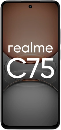 Смартфон Realme RMX3941 C75 128Gb 8Gb черный моноблок 3G 4G 2Sim 6.72" 1080x2400 Android 14 50Mpix 802.11 a/b/g/n/ac NFC GPS GSM900/1800 GSM1900 TouchSc microSD