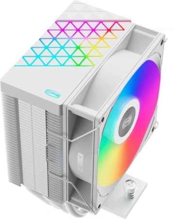 Устройство охлаждения(кулер) PcCooler R400 ARGB Soc-AM5/AM4/1200/1700/1851 белый 4-pin 18-30dB Al+Cu 180W Ret (R400-WHAWYX-US)