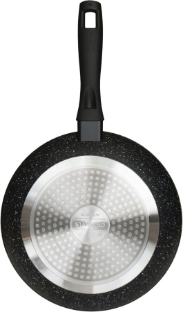 Сковорода Starwind Optimum induction SW-OPI2024 круглая 24см покрытие: Xylan Plus ручка несъемная (без крышки) черный