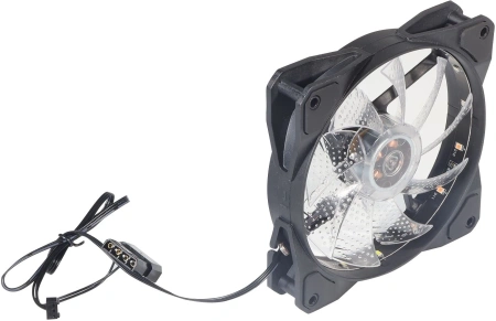 Вентилятор Оклик OG-CF120RGB2-BK 120x120x25 3-pin 4-pin (Molex)25dB LED Ret