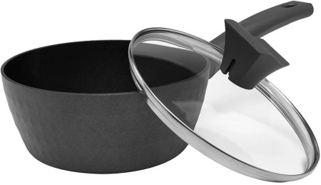 Кастрюля Polaris Kontur 18SP 1.7л. d=18см (с крышкой) черный (015074)