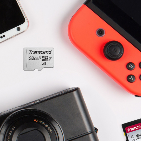 Флеш карта microSDHC 32Gb Class10 Transcend TS32GUSD300S w/o adapter