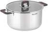 Кастрюля Rondell Stripes RDS-1638 5.2л. d=24см (с крышкой) стальной