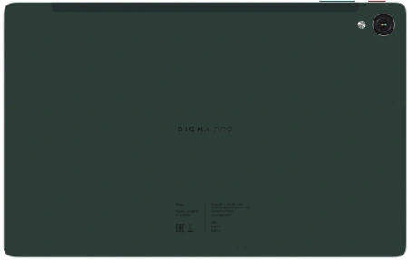 Планшет Digma Pro Pulse T606 (1.6) 8C RAM8Gb ROM128Gb 10.4" In-Cell 2000x1200 4G 2Sim Android 14 темно-зеленый 13Mpix 5Mpix BT WiFi microSD 128Gb 7000mAh
