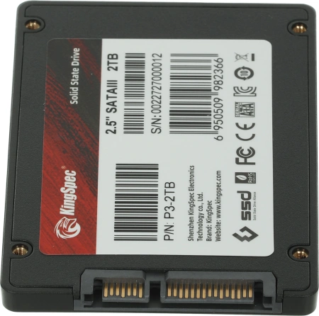Накопитель SSD Kingspec SATA III 2Tb P3-2TB 2.5"
