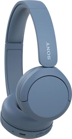 Наушники накладные Sony WH-CH520 синий беспроводные bluetooth оголовье (WH-CH520/L)