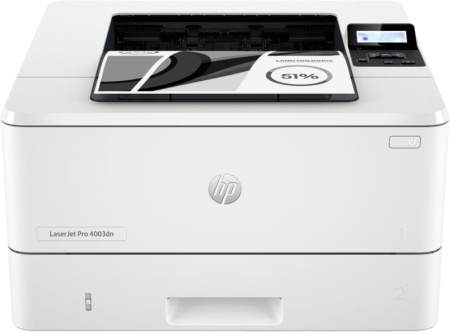 Принтер лазерный HP LaserJet Pro 4003dn (2Z609A) A4 Duplex Net белый