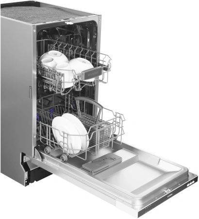 Посудомоечная машина встраив. Hyundai HBD 441 2100Вт узкая серебристый/белый
