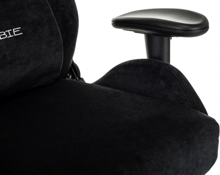 Кресло игровое Zombie Ghost Fabric черный Light-20 крестов. пластик