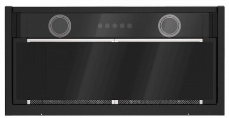 Вытяжка встраиваемая Elikor 60П-1000 черный управление: кнопочное (1 мотор)