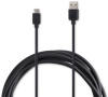 Кабель Buro BU-USB-AC-2M-3A USB (m)-USB Type-C (m) 2м черный