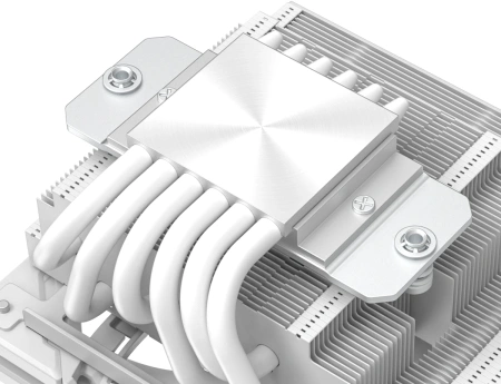Устройство охлаждения(кулер) ID-Cooling IS-67-XT Wh Soc-AM5/AM4/1151/1200/1700 4-pin 16-35dB Al+Cu 1