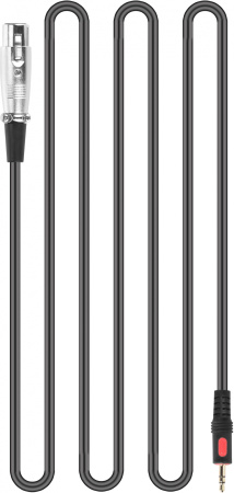 Микрофон проводной Оклик SM-600G 2.5м черный