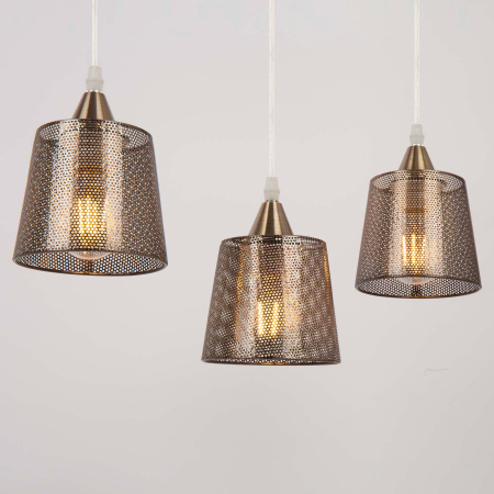 Светильник Hiper Wink H229-3 подвес. цв.св.:белый бронзовый