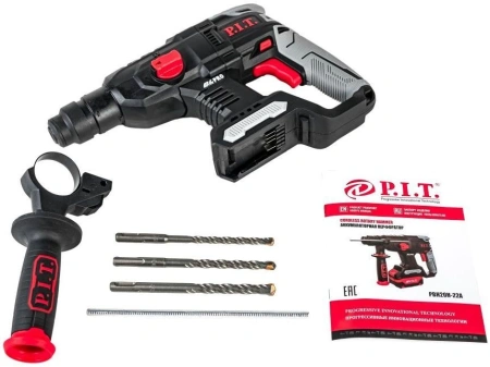 Перфоратор P.I.T. PBH20H-22A патрон:SDS-plus уд.:1.5Дж аккум.