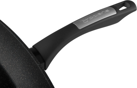 Сковорода-гриль Polaris Monolit 28G квадратная ручка несъемная (без крышки) черный (15264)